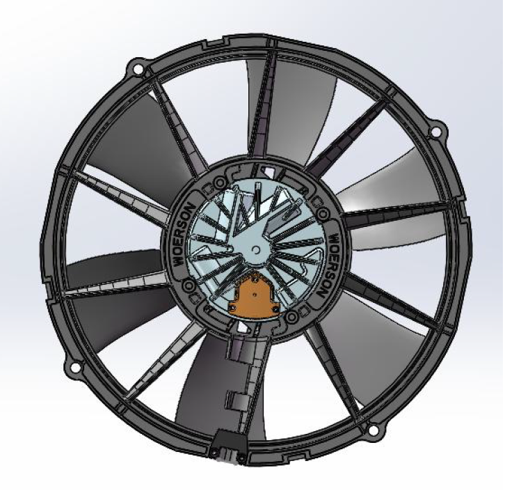 WBLF-1251-BS5900 12inch 305mm Brushless Fan Replace SPAL 510