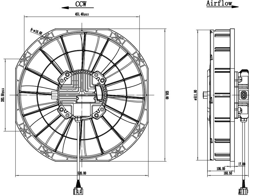 WBLF-2001-HS14000 外形图