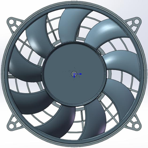 WBLF-1001-AS1050 255mm (10Inch) 12V Brushless Cooling Fan - Sunlight 