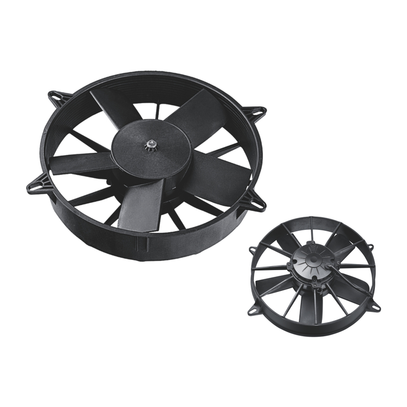 DC Brush Axial Fan 12V 12inch 2400m³/H in Pusher SLT1212C-5S
