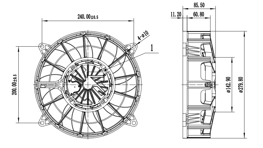 WBLF-1001-BS2050 drawing