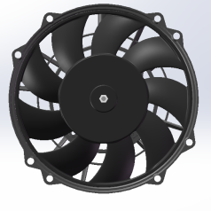 DC 9inch 225mm 24V Brushless Axial Fan Bus, Truck Cooler - WBLF-901-BS1200