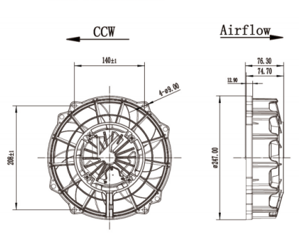 BRUSHLESS AXIAL FANS