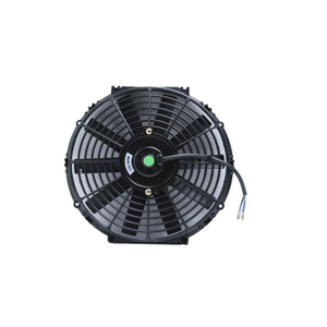 12inch 12v DC 80W Radiator Fan Pusher/Puller with Straight Blades