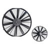 DC Brush Axial Fan 24V 14inch 355mm in Pusher for Truck Bus New energy vehicle - SLT1424C