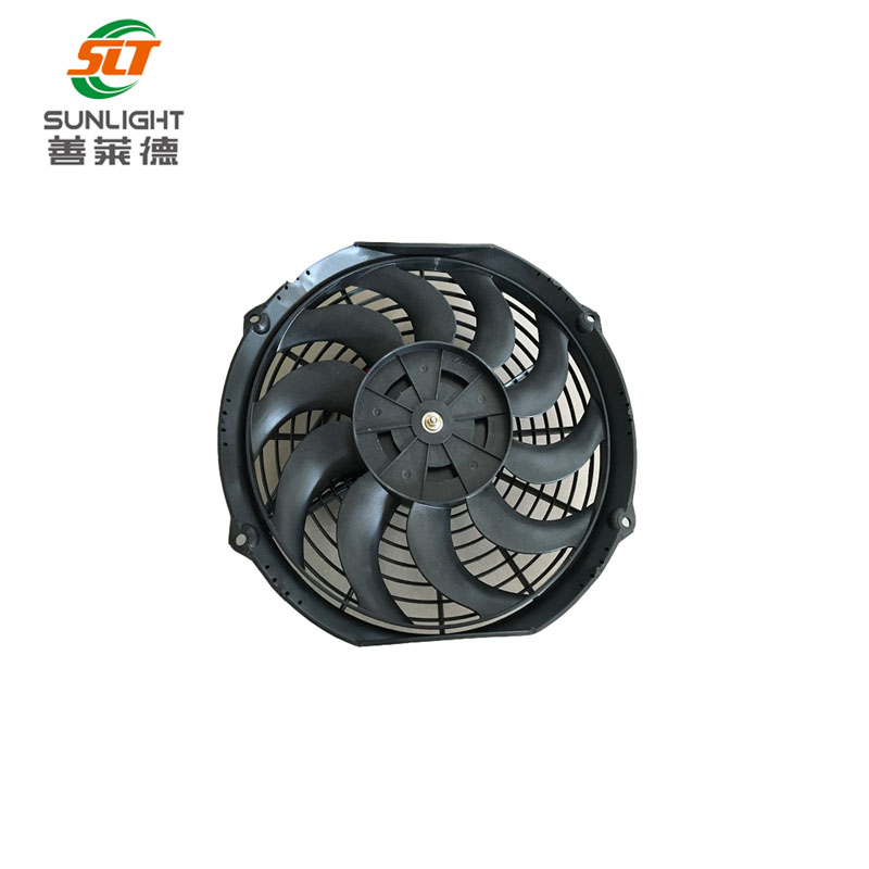 DC 24V 11inch Brushed Axial Condenser Fan in Pusher - SLT1124C-001