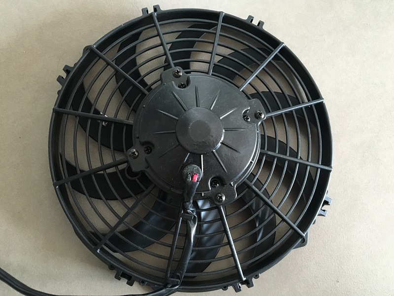 12V 10inch 255mm Brushed DC Condenser Fan in Pusher Fast Speed replace Spal