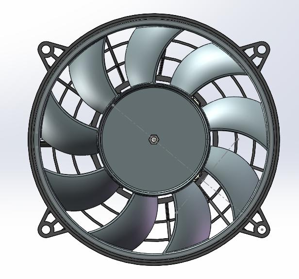 DC 10Inch(255mm) 24V Brushless Cooler Fan for for Cooling System WBLF-1001-BS2050