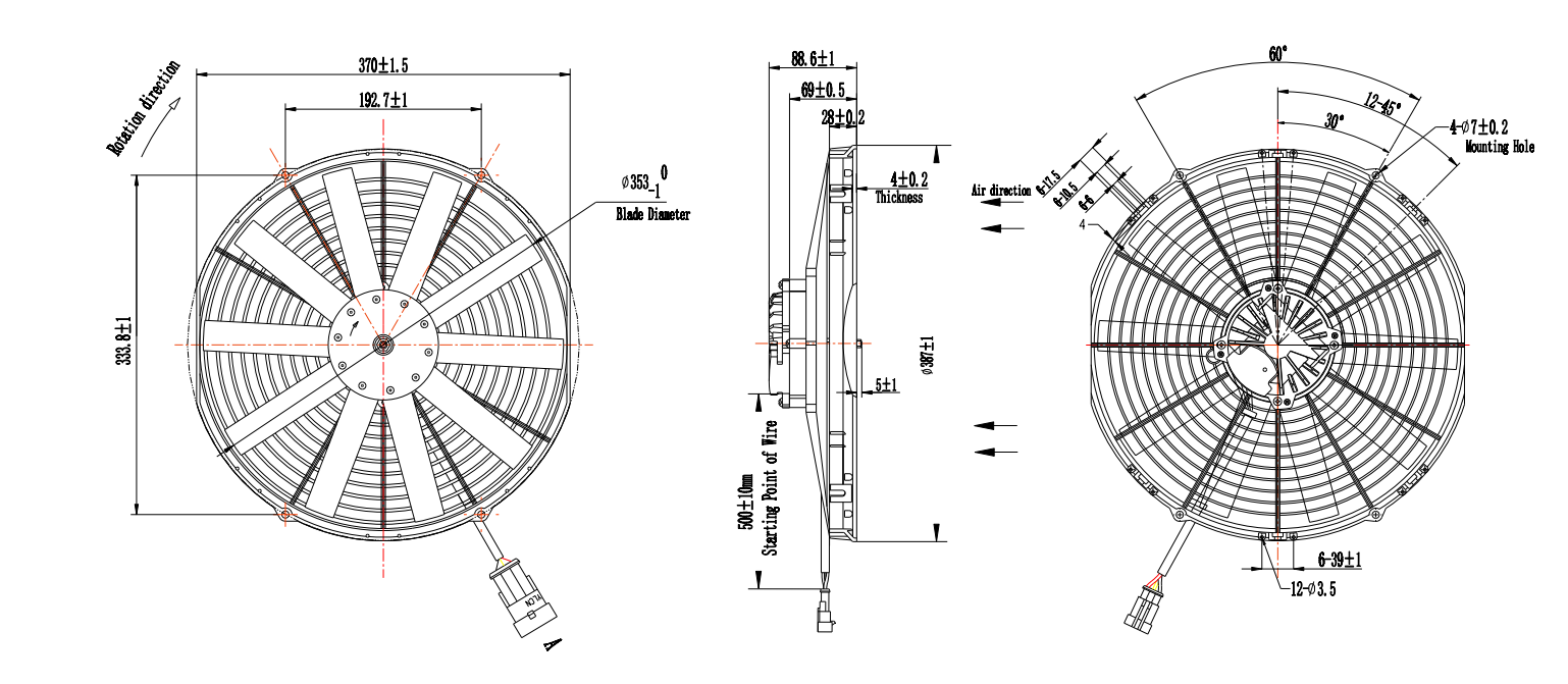 SLTBLDC-1424X-W10 规格图