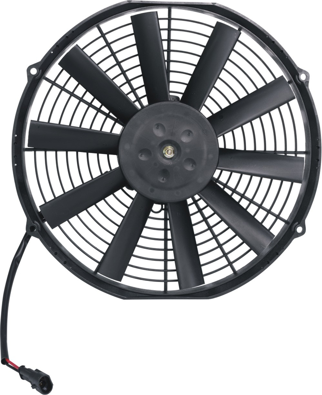 12-Inch 12V Slim Brushed DC Fan – High-Performance Cooling for Vehicles & Industrial Systems | Sunlight