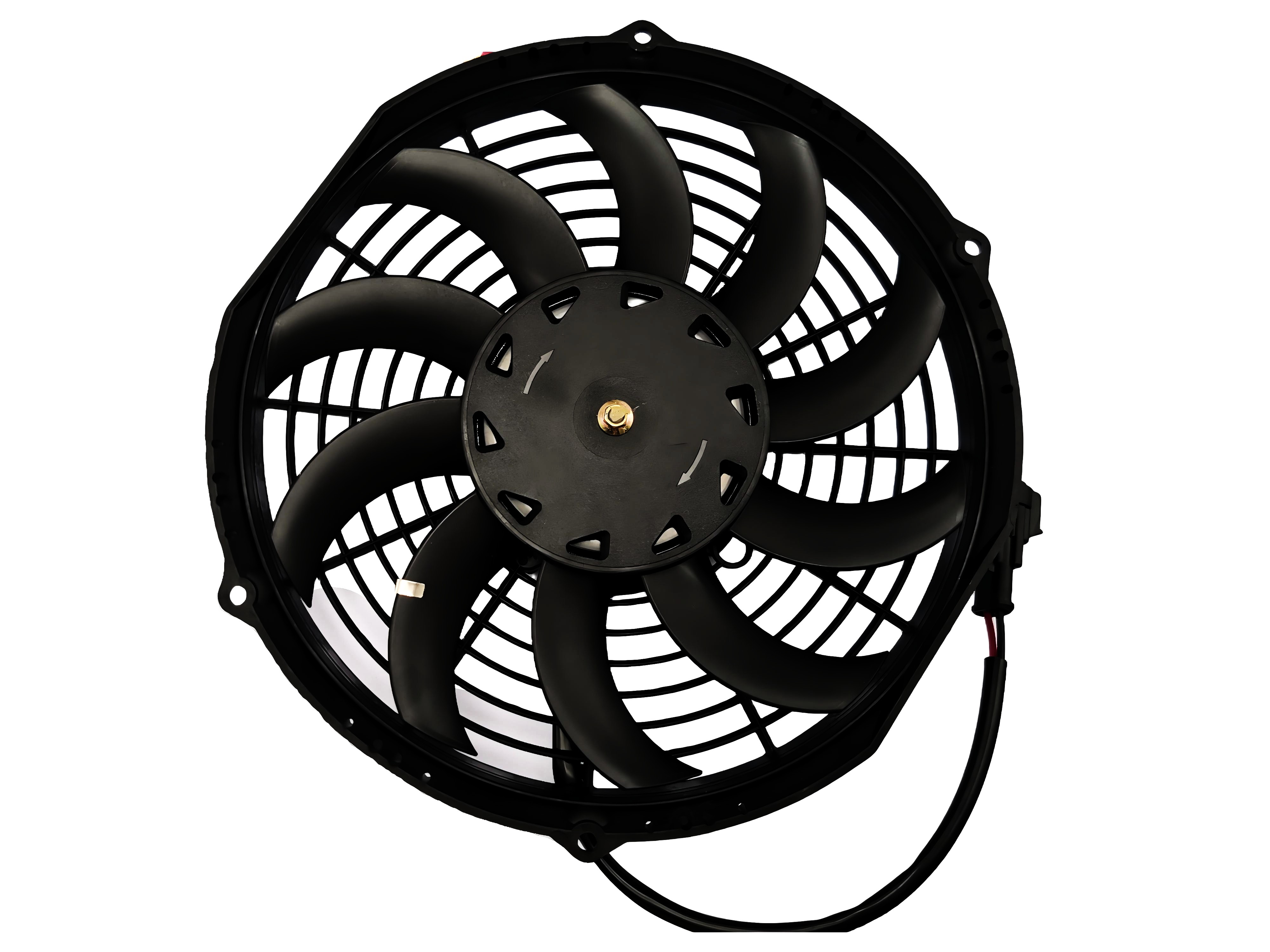 10-Inch 12V Slim Brushed DC Fan – High-Efficiency Cooling for Vehicles & Industrial Systems | Sunlight