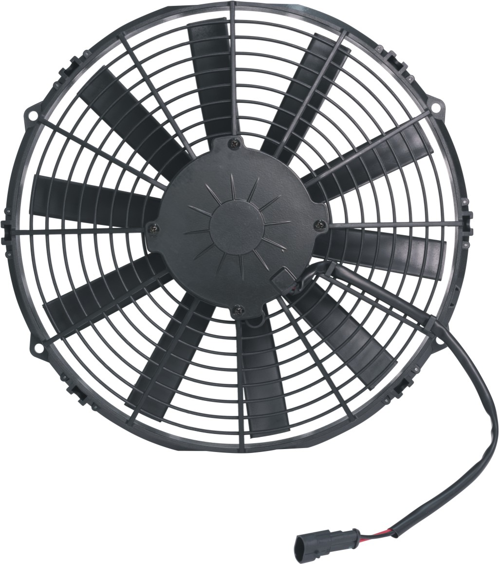 12-Inch 12V Slim Brushed DC Fan – High-Performance Cooling for Vehicles & Industrial Systems | Sunlight